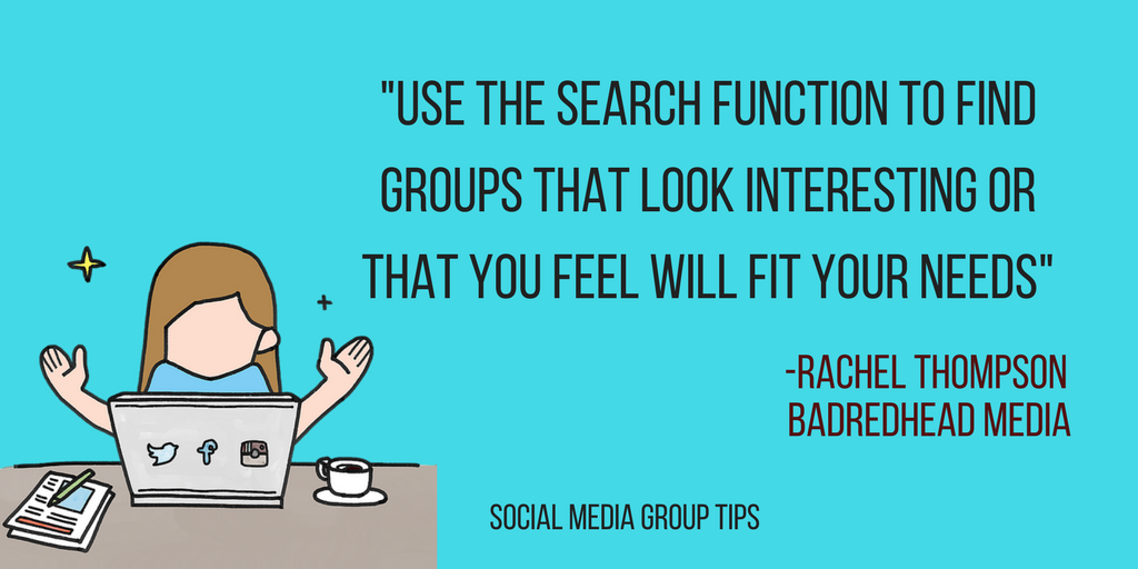 What Social Media Groups Are and How to Use Them, BadRedheadMedia.com, @BadRedheadMedia